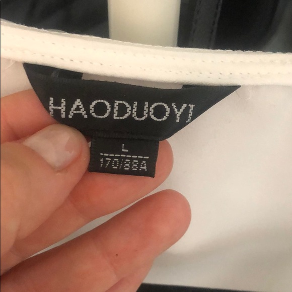 White Ruffle Crop Top - Picture 3 of 6